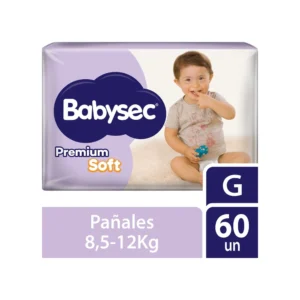 Babysec Premium Soft Talle G x60 pañales para bebé