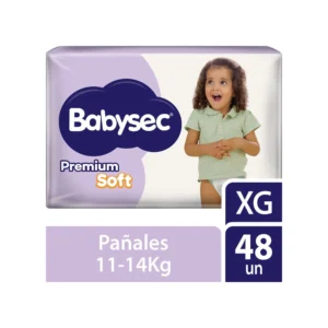 Babysec Premium Soft Talle XG x48 pañales para bebé