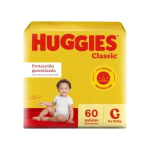 Huggies Classic Talle G x60 pañales para bebé