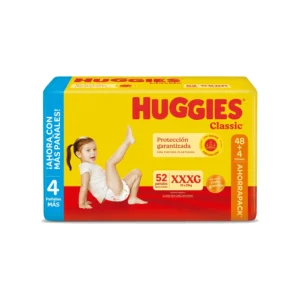 Huggies Classic Talle XXXG x52 pañales para bebé