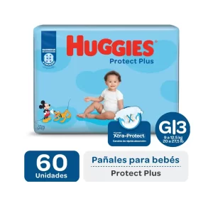 Huggies - Protect Plus - Talle G x60