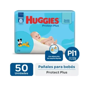 Huggies - Protect Plus - Talle P X50