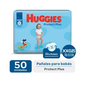 Huggies - Protect Plus - Talle XXG x50