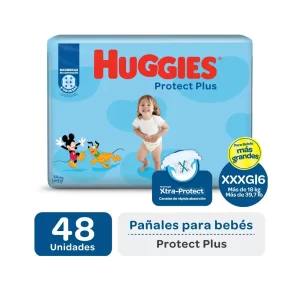 Huggies - Protect Plus - Talle XXXG x48