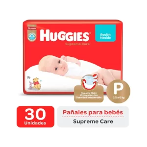 Huggies - Supreme Care - Talle P x30