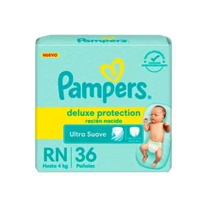 Pampers Deluxe Talle RN x36 pañales recién nacido