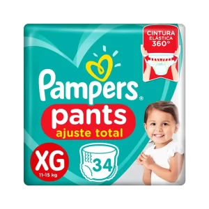 Pampers - Pants Ajuste Total - Talle XG x34