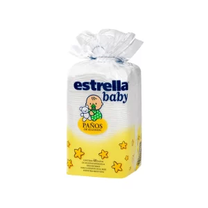 Paños de algodón Estrella Baby 40u