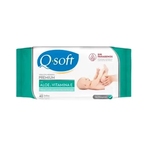 Qsoft - Premium Aloe y Vitamina E - 40u