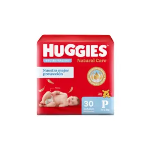 Huggies Natural Care Talle P x30 pañales para bebé