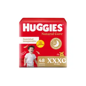 Huggies Natural Care Talle XXXG x48 pañales para bebé