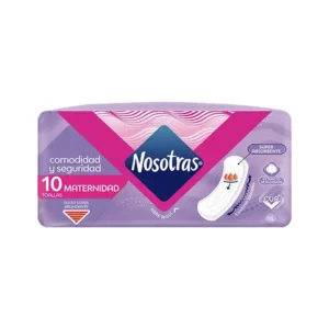 Apósitos post parto Nosotras 10u absorción extra para postparto