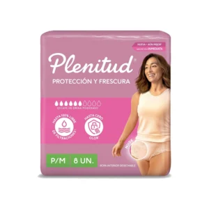 Bombachas post parto Plenitud Talle P-M descartables 86 a 117 cm