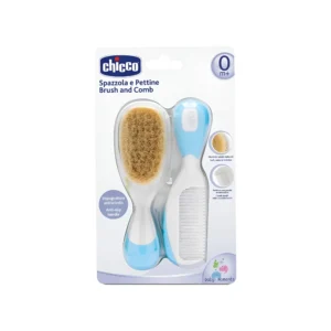 Peine y Cepillo para bebe Chicco (celeste) set infantil