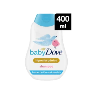 Shampoo Baby Dove 400ml para higiene diaria del bebé