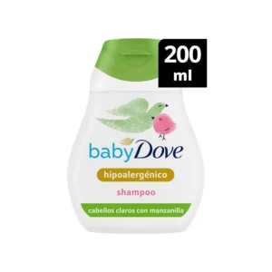 Shampoo Baby Dove Cabellos Claros 200ml con manzanilla para bebé