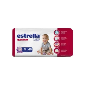 Estrella Premium Talle G x40 pañales para bebé