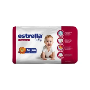 Estrella Premium Talle M x44 pañales para bebé