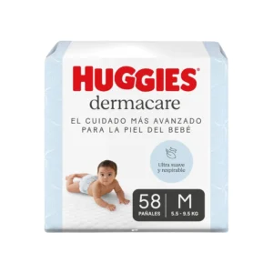 Huggies Dermacare Talle M x58 pañales para bebé